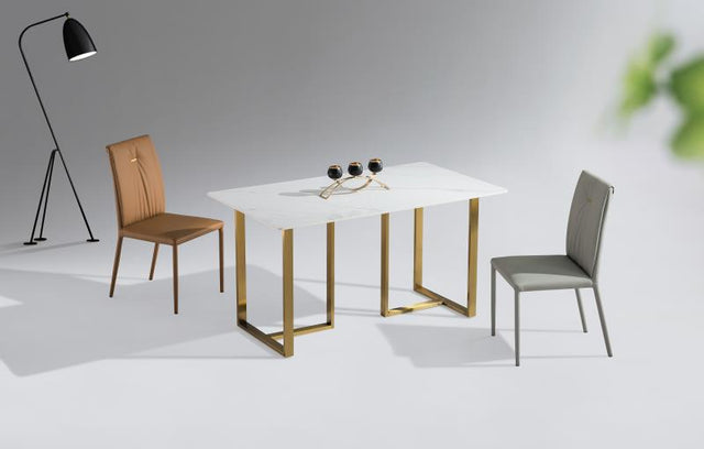 (614) Sintered Stone Dining Table w/ T Shape Leg