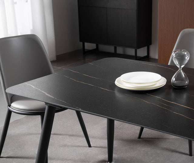 (616) Sintered stone Dining Table w/ Simple Style Leg