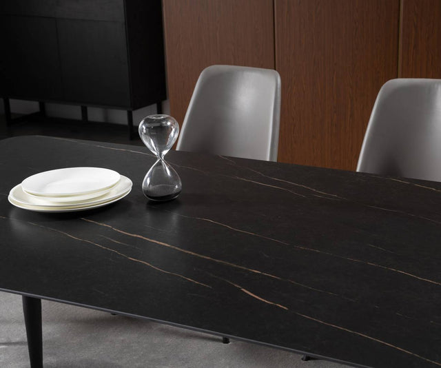 (616) Sintered stone Dining Table w/ Simple Style Leg