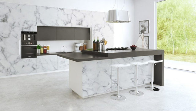 {𝑷𝑹𝑬-𝑶𝑹𝑫𝑬𝑹} Kitchen Cabinet Artificial Marble