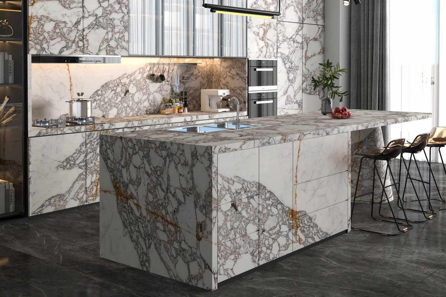 {๐ท๐น๐ฌ-๐ถ๐น๐ซ๐ฌ๐น} Kitchen Cabinet Artificial Marble