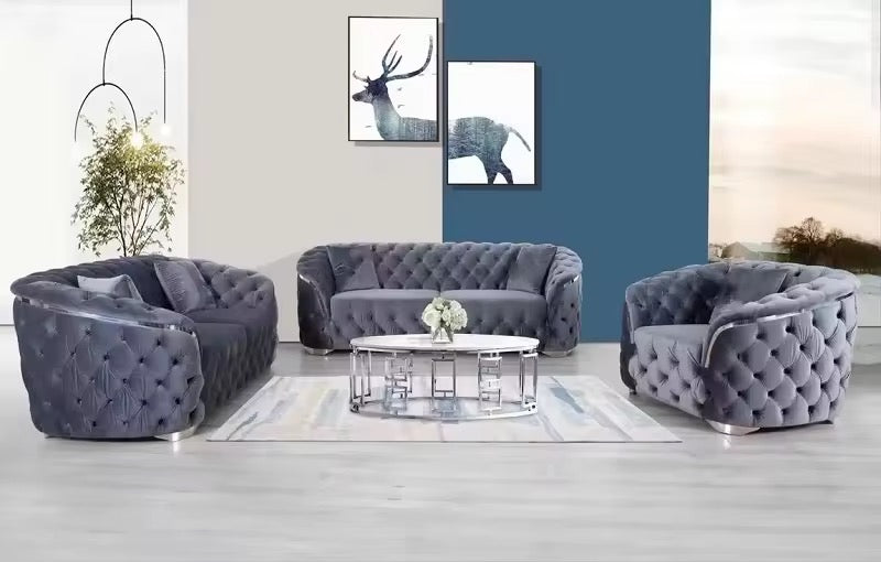 Velvet Matte Cloth Sofa – AL LIVING