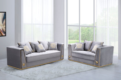 Luxury Velvet Sofa Set