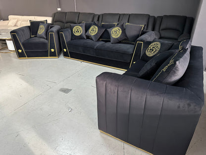 Luxury Velvet Sofa Set
