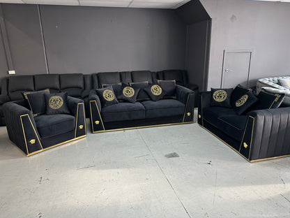 Luxury Velvet Sofa Set