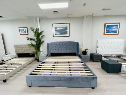 Bed Frame With 4 Drawers