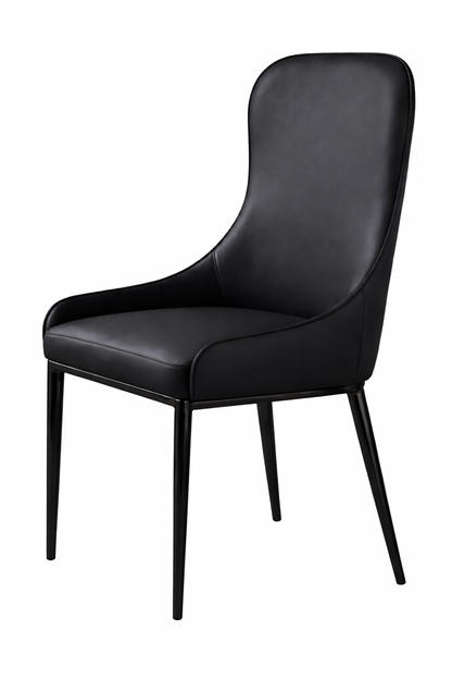 (672) Luxury Dining Chairs w/ stainless leg