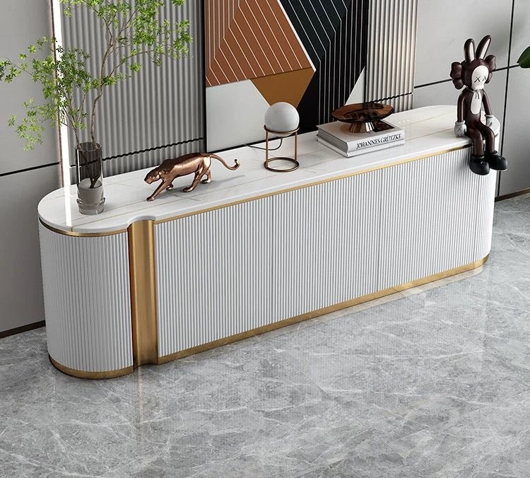 AURELIA Luxury Coffee Table & TV Unit- Black/ White