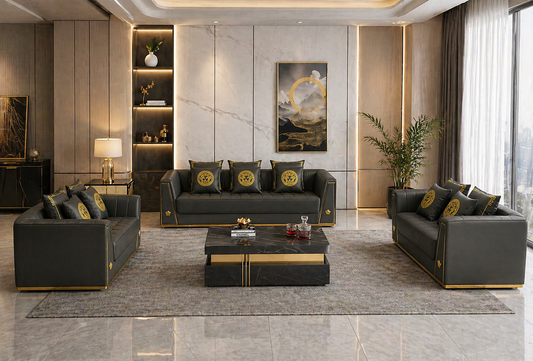 Versailles Luxury Leather Sofa