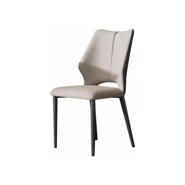 Angelsea Chair PU Leather Metal Leg