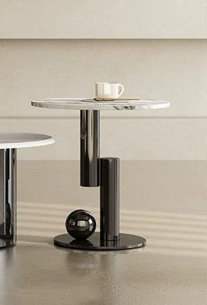 (713) Artificial Marble Oval/Round Coffee Table