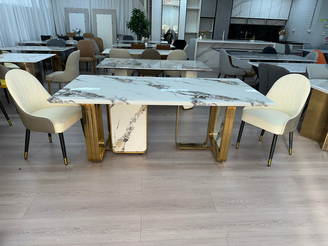 Artificial Marble Round Dining Table