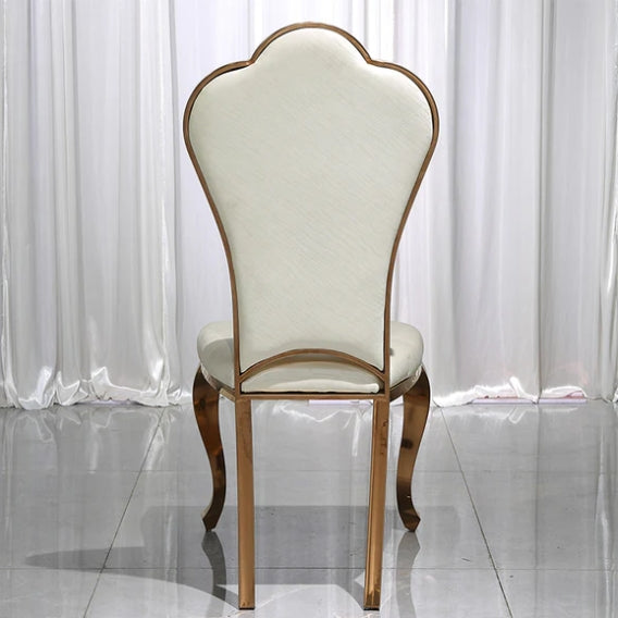 Chair PU Leather Metal Gold Leg