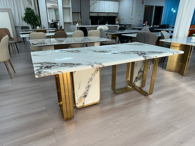 Artificial Marble Round Dining Table