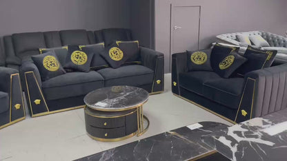 Luxury Velvet Sofa Set